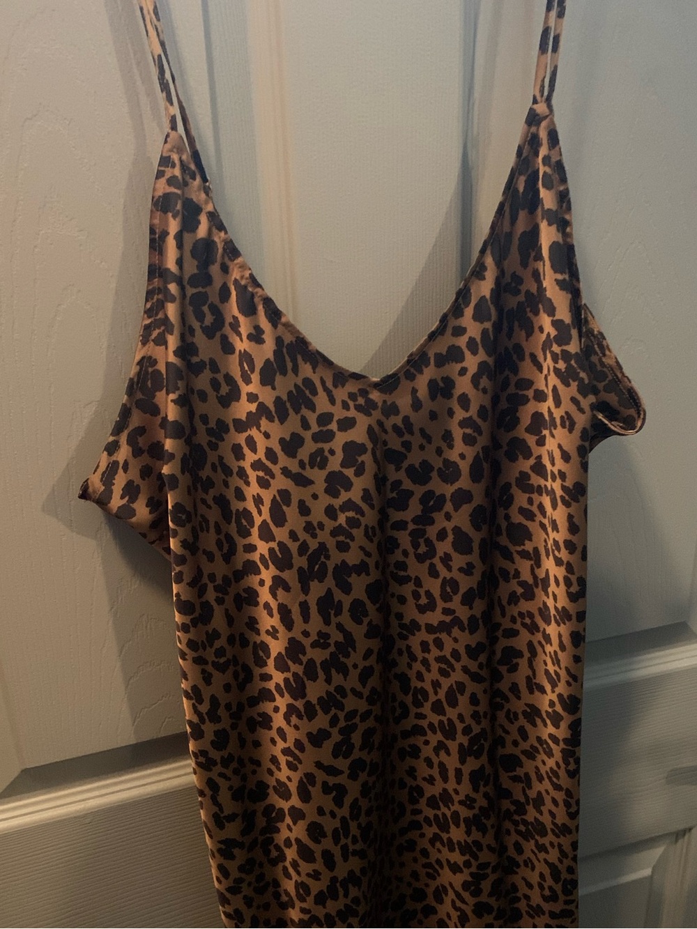 a new day Leopard Print Midi Dress in Brown and Black